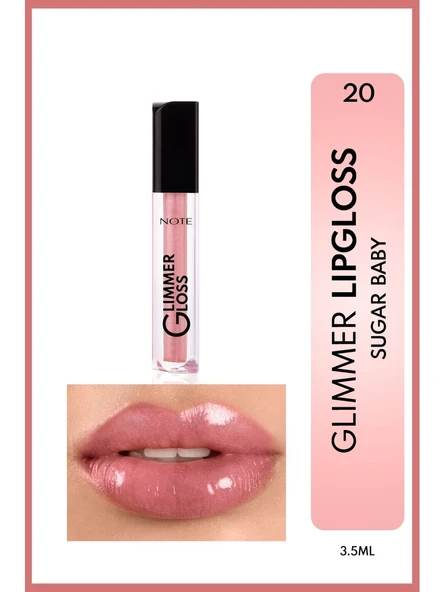 Note Glımmer Lıpgloss 20 Sugar Baby ürün görseli 1