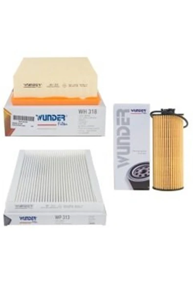 Chevrolet Yeni Aveo 1.2 1.4 Bakım Filtre Seti Otomatik Vites 2011 - Wunder ürün görseli