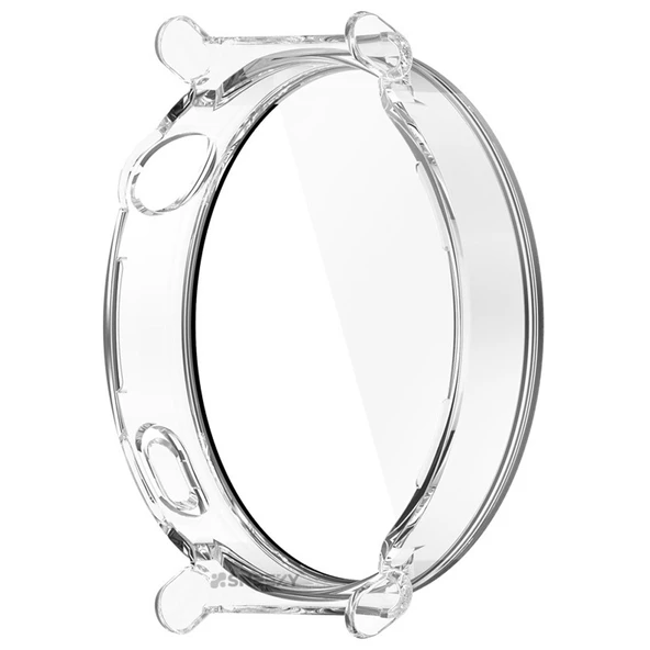 Huawei Watch GT5 41mm Kasa Uyumlu Kılıf Sert PC Kasa ve Ekran Koruyucu Kılıf  Şeffaf - Resim 3