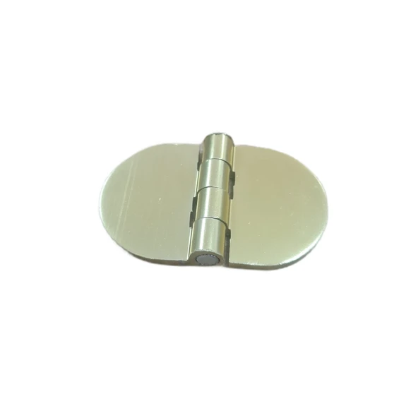 Yaprak Menteşe Oval Alüminyum Gold Renk 40x68 mm | 3,3 mm Kalınlık | 5 Adet ürün görseli