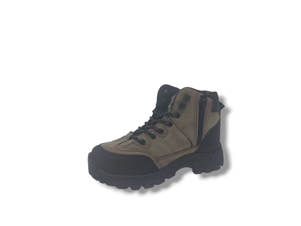 Scot 769 Erkek Çocuk Vizon Bağcıklı Fermuarlı Bot - Resim 3