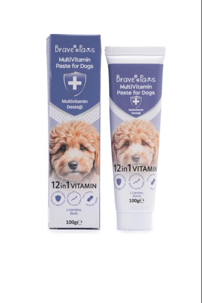 Brave Paws Multivitamin Paste Köpekler İçin 100 Gr