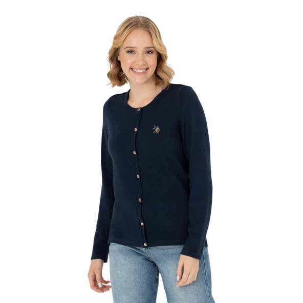 Kadın Basic Triko Hırka 50269008-VR014 - Resim 3