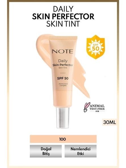 Note Daily Skin Perfector Spf50 Fondöten No 100 ürün görseli 1
