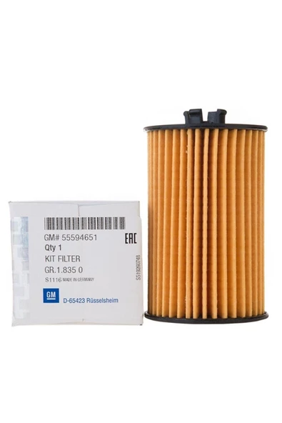 Opel Corsa E 1.2-1.4 Benzinli Yağ Filtresi Orjinal ürün görseli