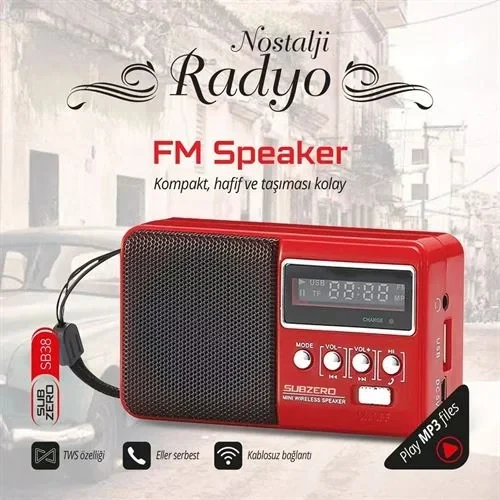 Sbz- Sb38 Mini Nostalji Radyo