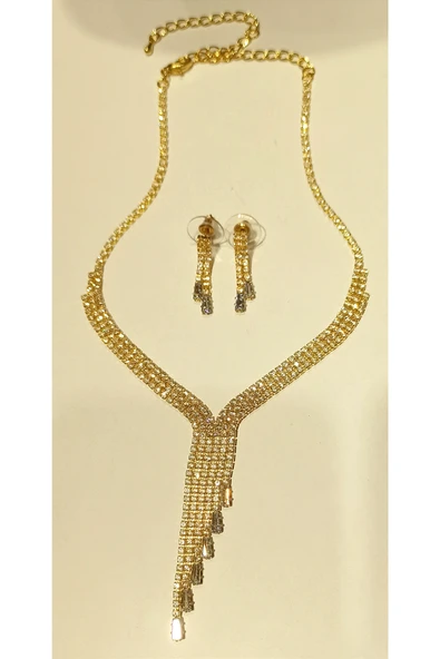 Monalisa Home Lüks Kolye Küpe Seti ürün görseli 1