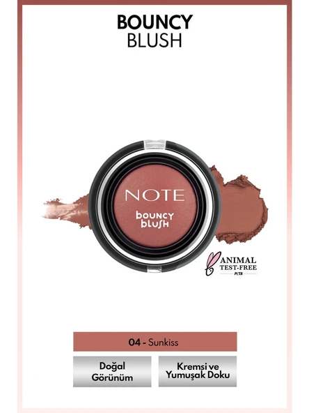 Note Boyuncy Blush Allık No 04 Sunkıss ürün görseli 1