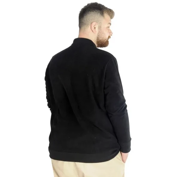 Erkek Sweat Polo Cepli Selanik Basic 20441 Siyah - 3