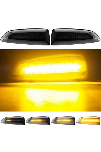 Opel Astra J Siyah Renk Çamurluk Sinyali Sağ Ve Sol ürün görseli