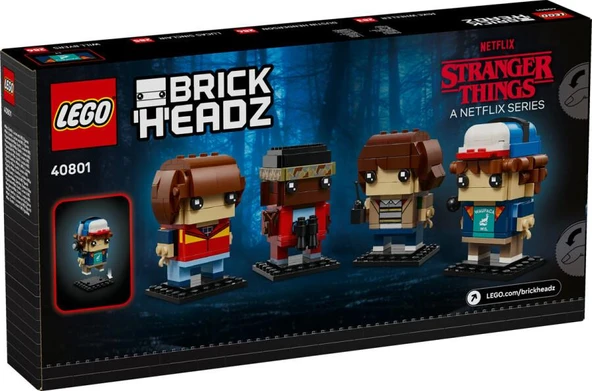 LEGO 40801  Stranger Things Mike, Dustin, Lucas ve Will Figürleri - Resim 5