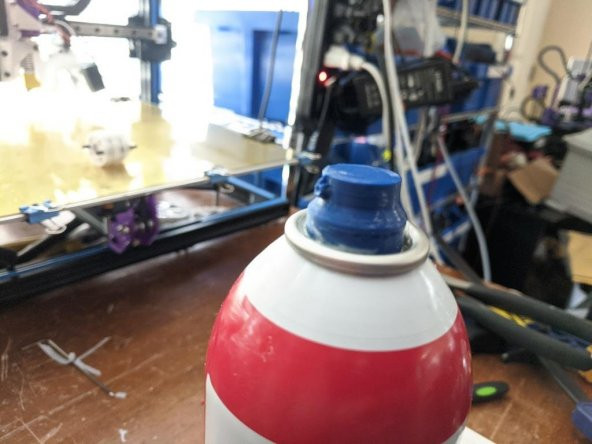 Aerosol Spraycan Kapak Değiştirme - Kolay Baskı Plastik Aparat - 1