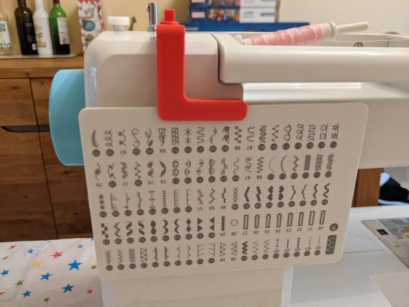 Necchi Nm2000 (Artı Diğerleri) Dikiş Makinası Dikiş Kart Tutucu Plastik Aparat - 3