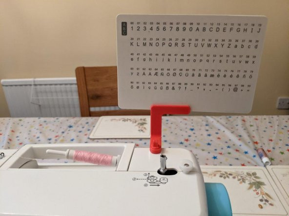 Necchi Nm2000 (Artı Diğerleri) Dikiş Makinası Dikiş Kart Tutucu Plastik Aparat - 4