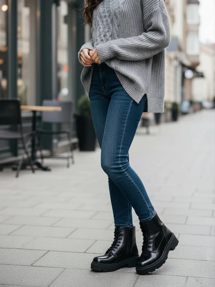 Kinetix Marıon Siyah Bot - Resim 2