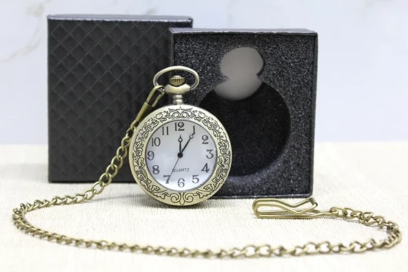 Özel Kutulu Antik Köstekli Saat Alk4679 ürün görseli