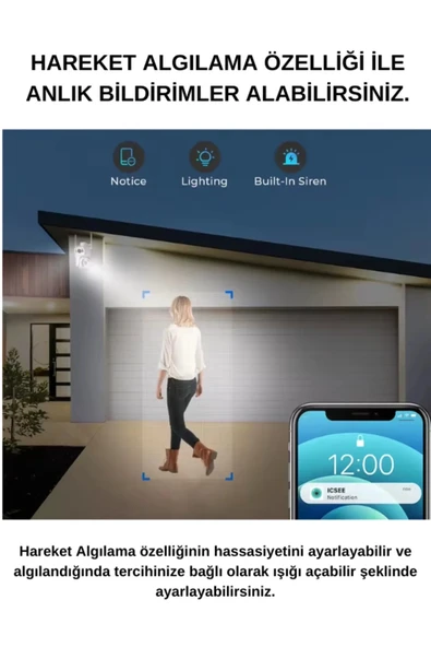 Ip Kamera 2+2 Mp 4mp 1080p Ultra Hd Hareketli Sensör Dış Ortam Ip Kamera Speed Dome Akıllı Ip Çift Kamera - Resim 2