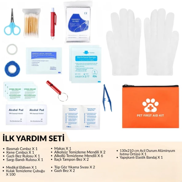 Evcil Hayvan İlk Yardım Seti Çantası - Resim 3