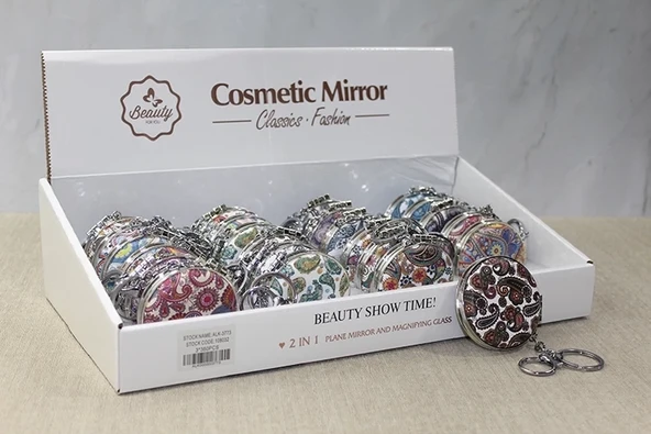 Taşlı El Aynası Anahtarlık Alk3773 ürün görseli 1