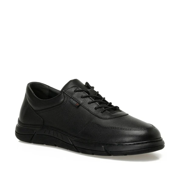 Polaris 109006 Siyah Hakiki Deri Erkek Ayakkabı - Resim 2