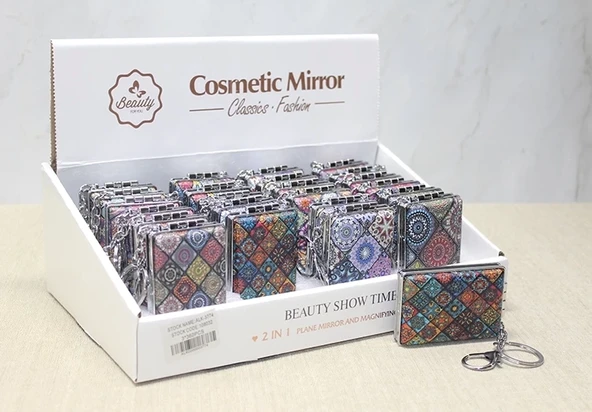 Taşlı El Aynası Anahtarlık Alk3774 ürün görseli 1