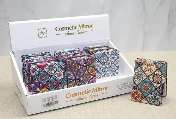 Taşlı El Aynası Dikdörtgen İnce Alk3746 ürün görseli 1