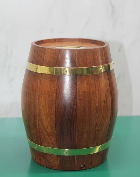 Pirinç Fıçı Kumbara 1995 ürün görseli 1