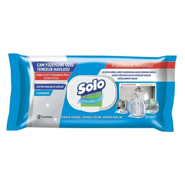SOLO YUZEY TEM.HAVLUSU 30'LU CAM YUZEYLER 7964
