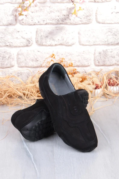 Mehmet Mete 42326 Nubuk Comfort Rahat Esnek Hakiki Deri Erkek Ayakkabı - Resim 5