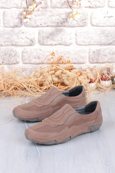 Mehmet Mete 42326 Nubuk Comfort Rahat Esnek Hakiki Deri Erkek Ayakkabı - Resim 9