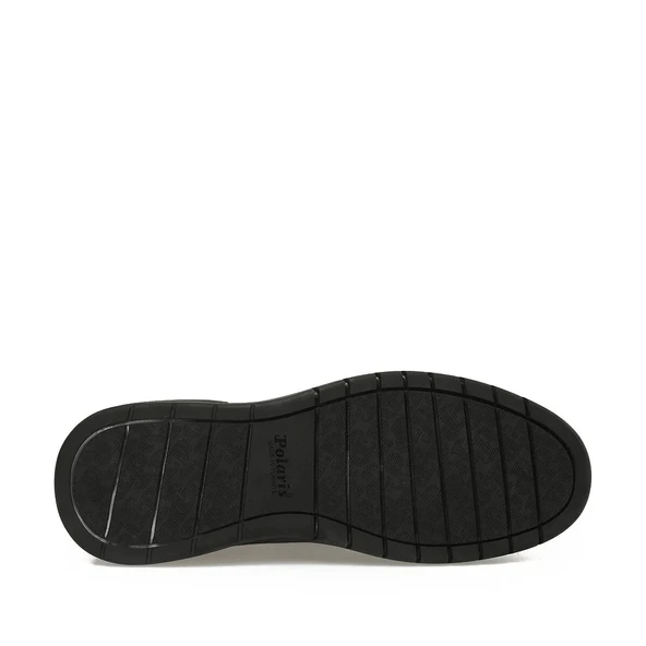 Polaris 109041 Siyah Hakiki Deri Erkek Ayakkabı - Resim 6