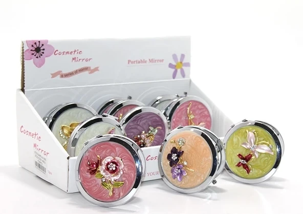 Kabartmalı Desenli El Aynası Alk2880 ürün görseli 1