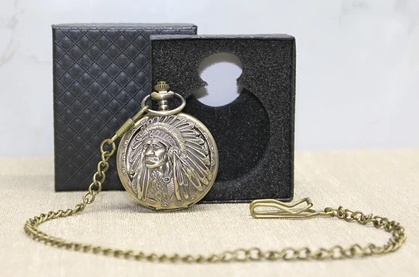 Özel Kutulu Kızılderili Köstekli Saat Alk4683 ürün görseli