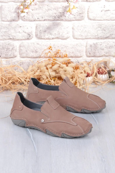 Mehmet Mete 42323 Nubuk Comfort Rahat Esnek Hakiki Deri Erkek Ayakkabı - Resim 7