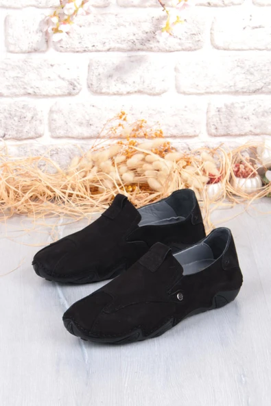 Mehmet Mete 42323 Nubuk Comfort Rahat Esnek Hakiki Deri Erkek Ayakkabı - Resim 3