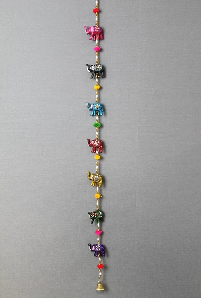 7'li Asmalı Aynalı Fil Ksk3114 ürün görseli 1