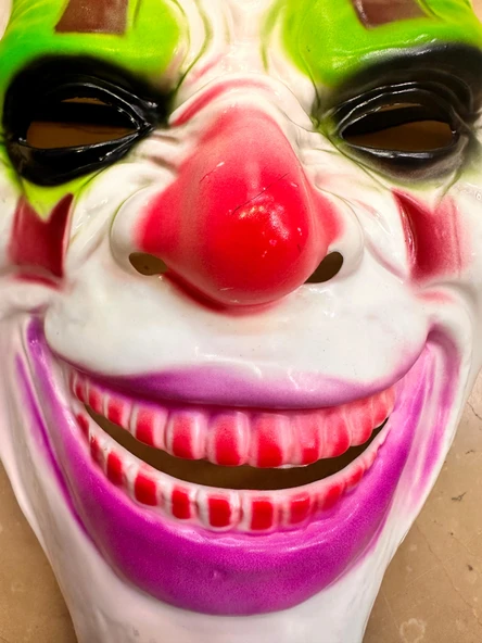 Psikopat Palyaço Temalı Joker Maskesi - Resim 2