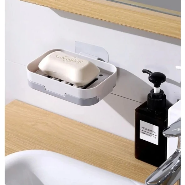 Çift Katlı Drenajlı Sabunluk ürün görseli 1