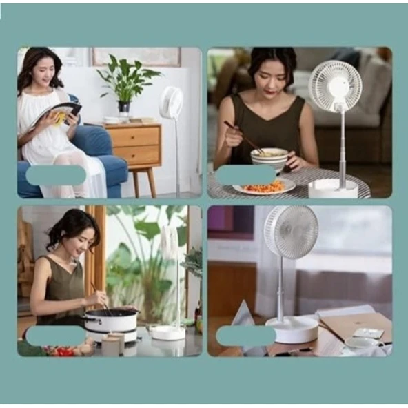 Uzaktan Kumandalı USB Mini Masaüstü Fan ürün görseli 1