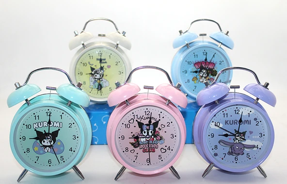 Kuromi, Hello Kitty, Mickey Mouse Masa Üstü Çalar Saat ürün görseli 1