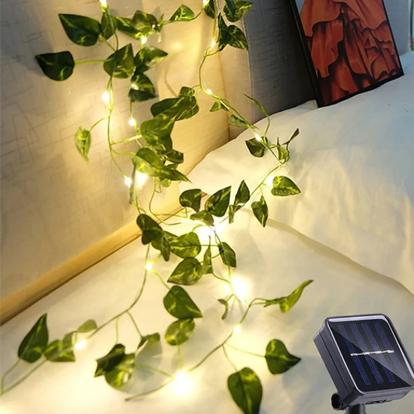 Güneş Enerjili Sarmaşık Led Dekor 5 Metre ürün görseli 1