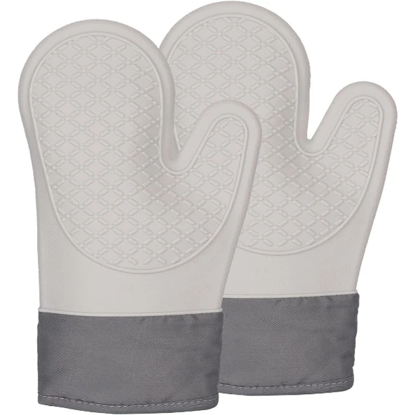 Isıya Dayanıklı Silikon Fırın Eldiveni - Resim 4