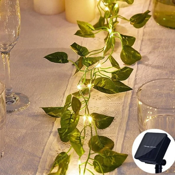 Güneş Enerjili Sarmaşık Led Dekor 5 Metre - Resim 2