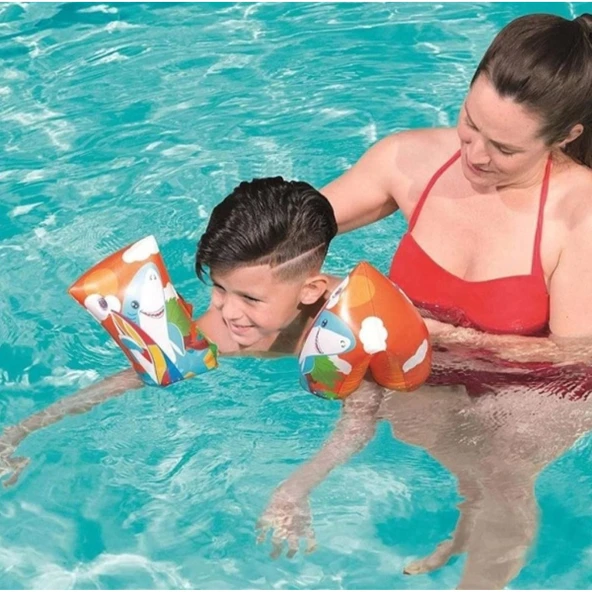 Sevimli Hayvan Desenli Büyük Çocuk Deniz Kolluğu (6-12 Yaş) - Resim 2