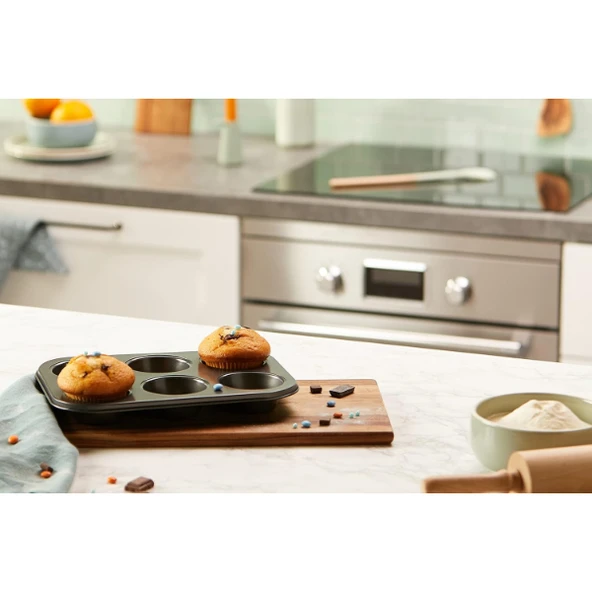 6'lı Muffin Kek Kalıbı - Resim 2