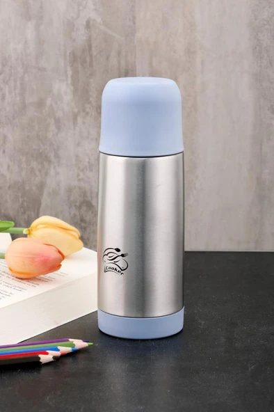 Cooker 0,30 Lt Çelik Çift Katlı Termos CKR2000 Mavi