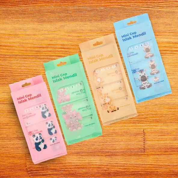 Mini Cep Islak Mendili - Resim 2