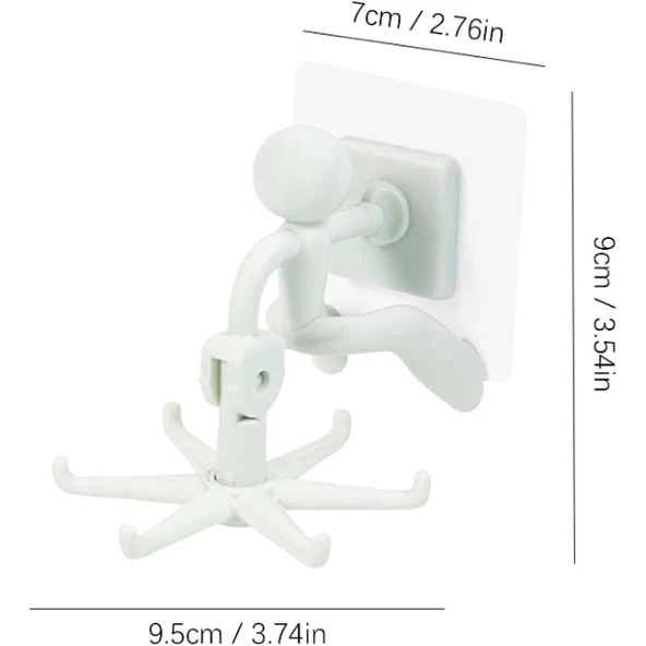 Döner Başlı Rambo Askılık ürün görseli 1