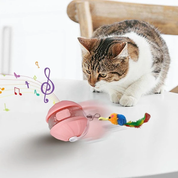 Şarjlı Hareketli Kedi Topu Oyuncak ürün görseli 1