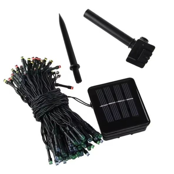 Solar Siyah Kablo Bahçe Aydınlatması ürün görseli 1